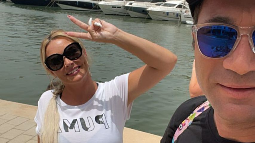 Daniela Katzenberger und Lucas Cordalis im Juli 2021
