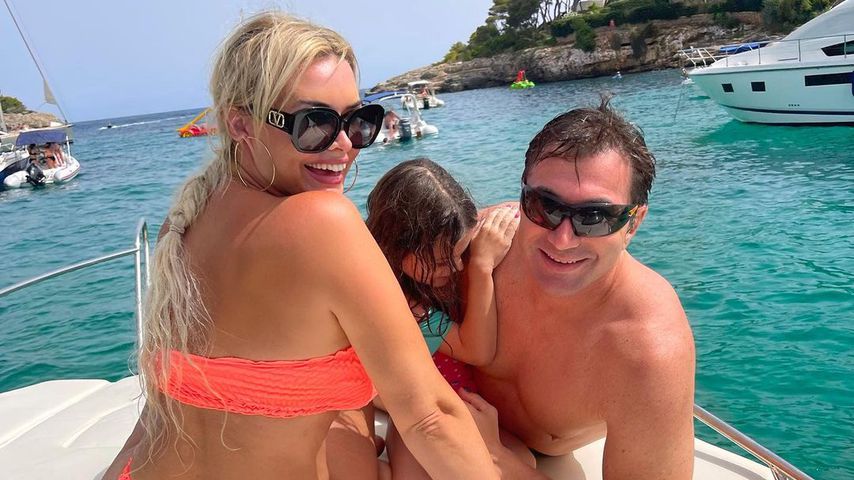Daniela Katzenberger und Lucas Cordalis mit ihrer Tochter Sophia