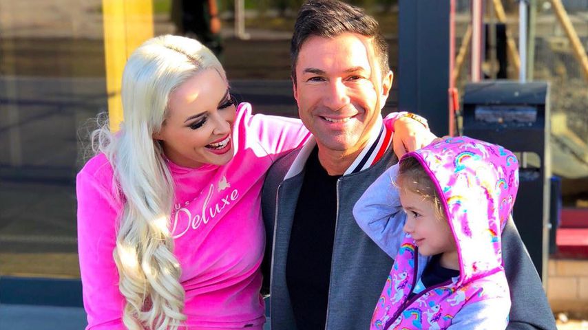 Daniela Katzenberger und Lucas Cordalis mit ihrer Tochter Sophia