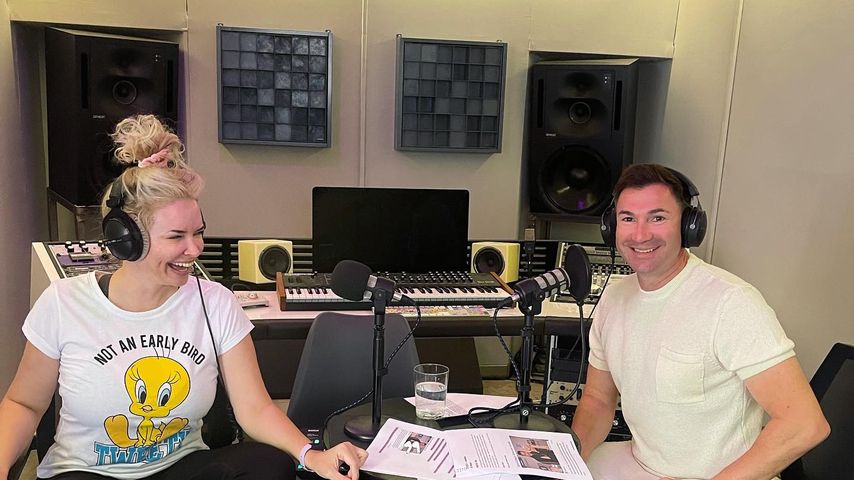 Daniela Katzenberger und Lucas Cordalis im Tonstudio