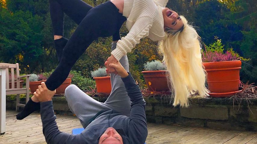 Sportlich! Proben Dani & Lucas hier für "The Masked Singer"?