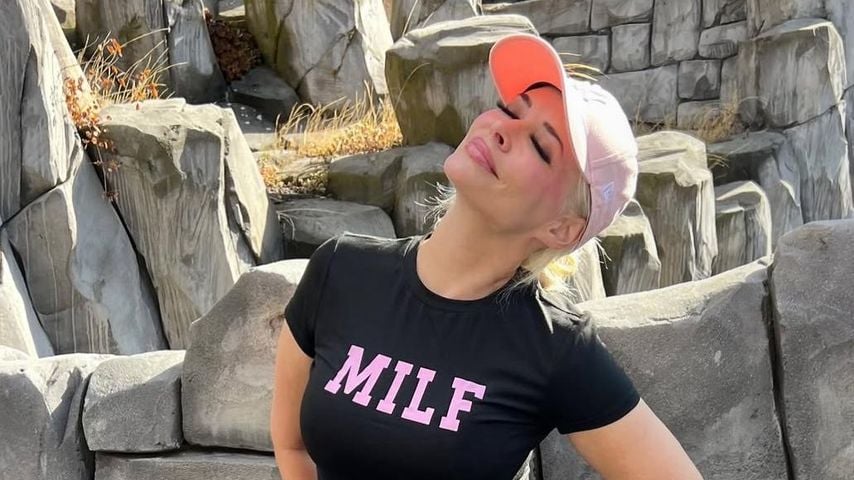 Daniela Katzenberger trägt MILF-Shirt zum Kindergeburtstag