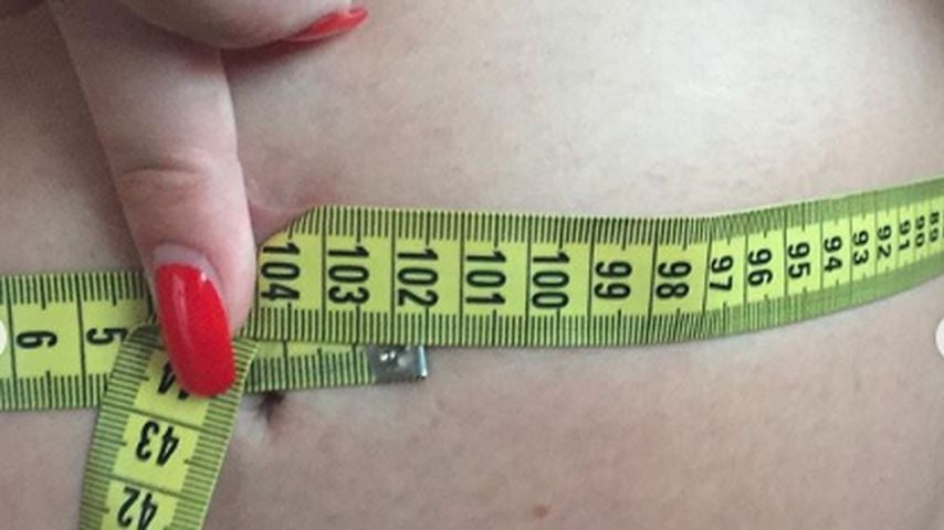Daniela Katzenberger während ihrer Schwangerschaft im Jahr 2015