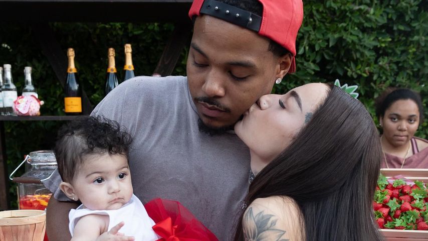 Danielle Bregoli, ihre Tochter und Le Vaughn, September 2024