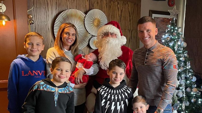 Danielle Lloyd mit ihrer Familie