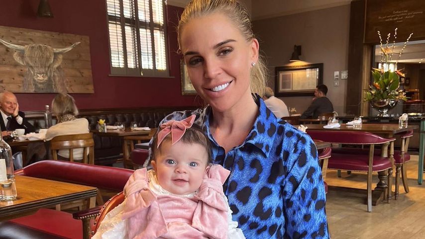 Danielle Lloyd mit ihrem Baby