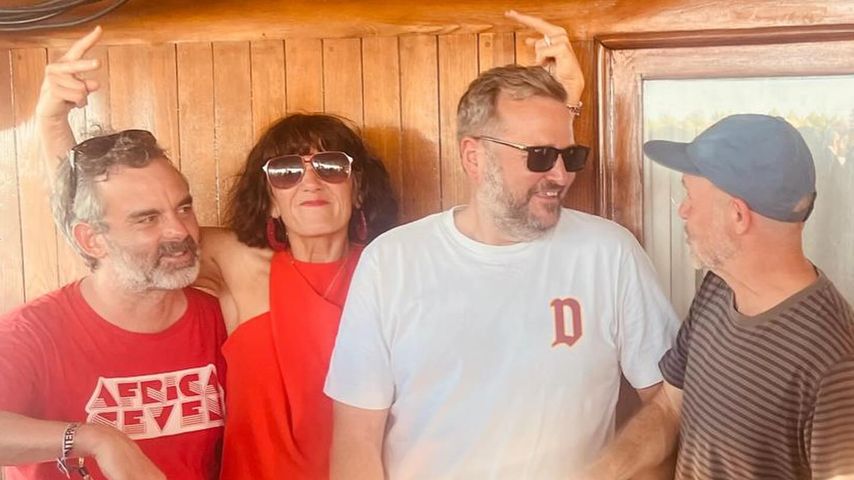 Danielle Moore und ihre Bandkollegen im Juli 2024