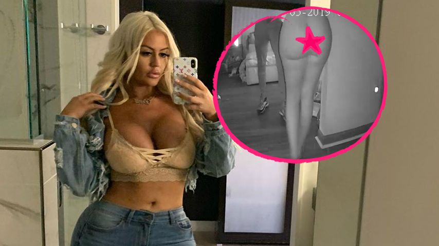 Skurril: Hier erwischt ein nacktes Model einen Einbrecher