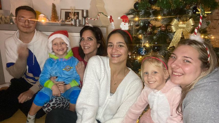 Danni Büchner und ihre Kinder im Dezember 2020
