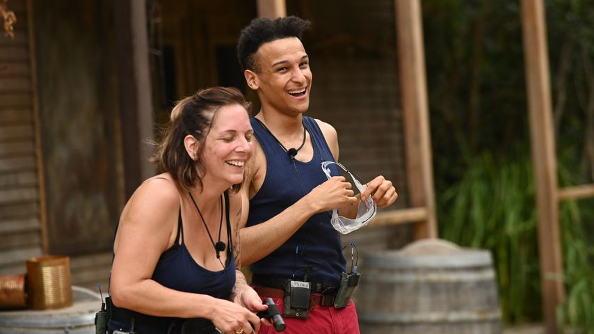 Danni Büchner und Prince Damien in der Prüfung "Jungle Unchained"