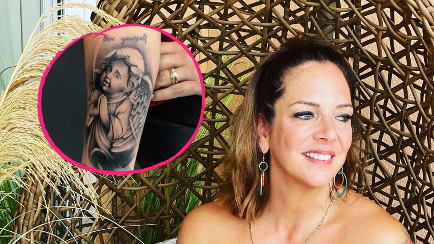 Für Jens (†49): Danni Büchner ließ sich Engelstattoo stechen