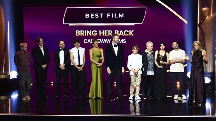Das Team von "Bring Her Back" beim AACTA Award in Gold Coast, Februar 2026