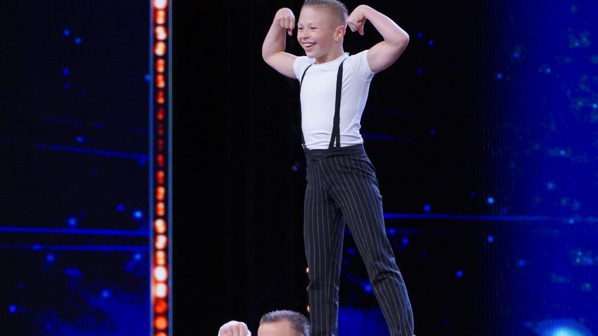 Danylo Strakhov und sein Sohn Oscar bei "Das Supertalent"