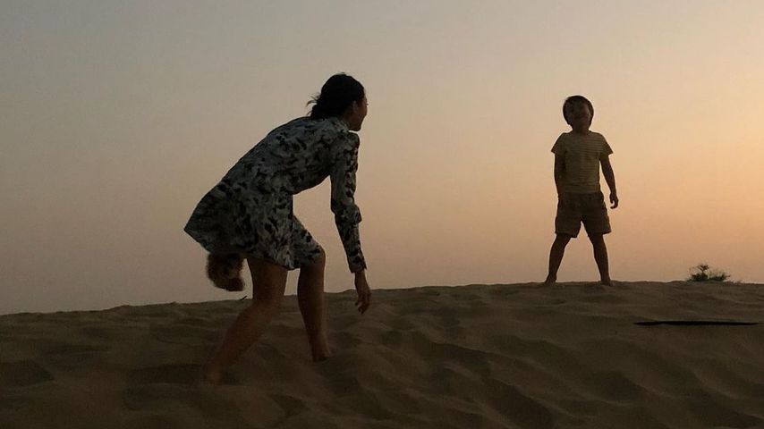 Dara Huang und Christopher Mapelli Mozzi im November 2021 in Dubai