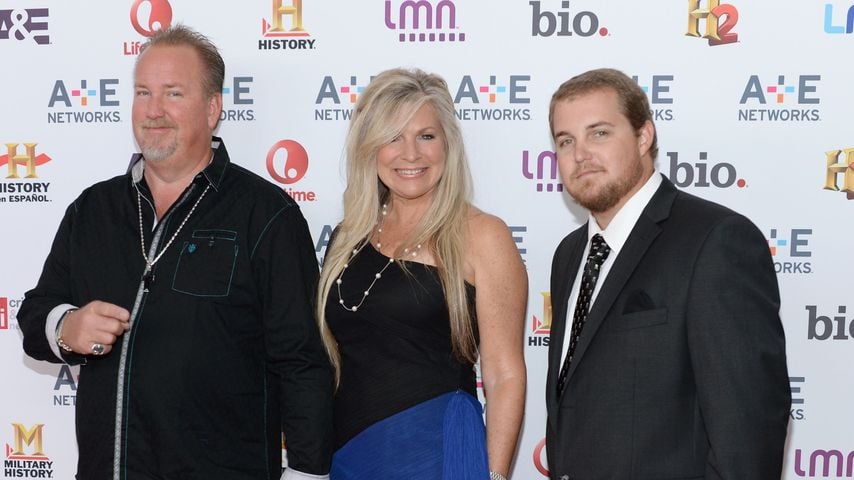 Darrell Sheets, Kimber Sheets und Brandon Sheets bei den A+E Networks Upfronts 2013 in New York City