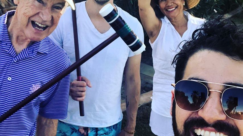 Darren Criss mit seiner Familie