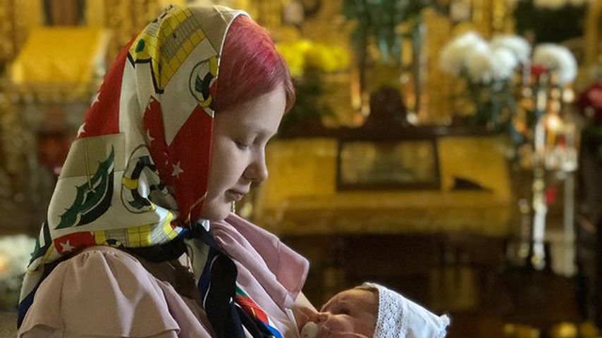 Darya Sudnishnikova mit Tochter Emilia