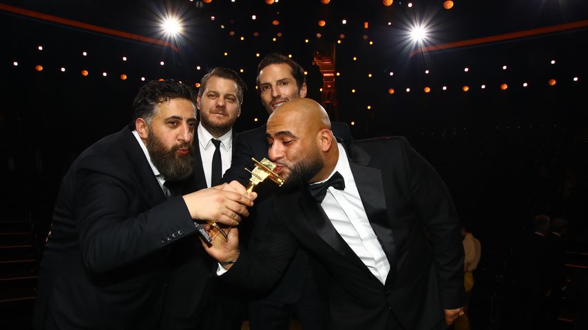 Das "4 Blocks"-Team bei der Verleihung der Goldenen Kamera 2018