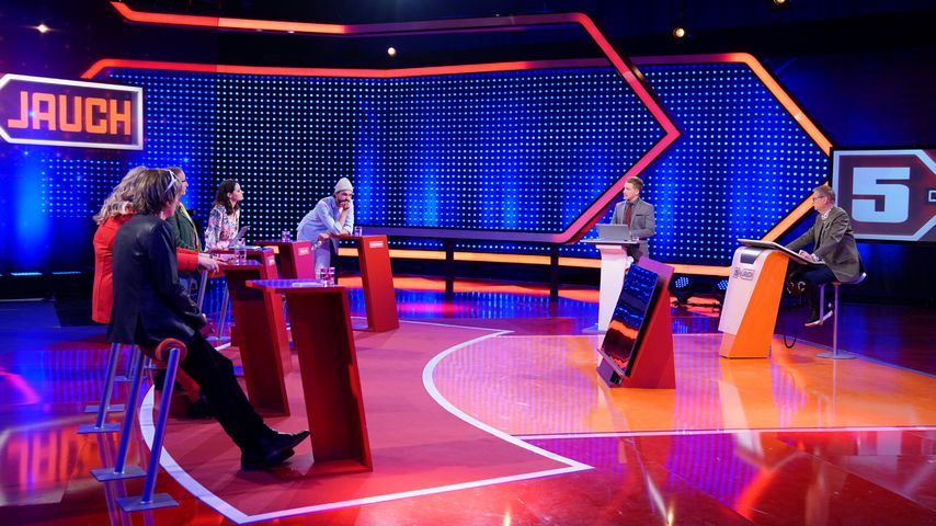 Das "5 gegen Jauch"-Studio im Mai 2021