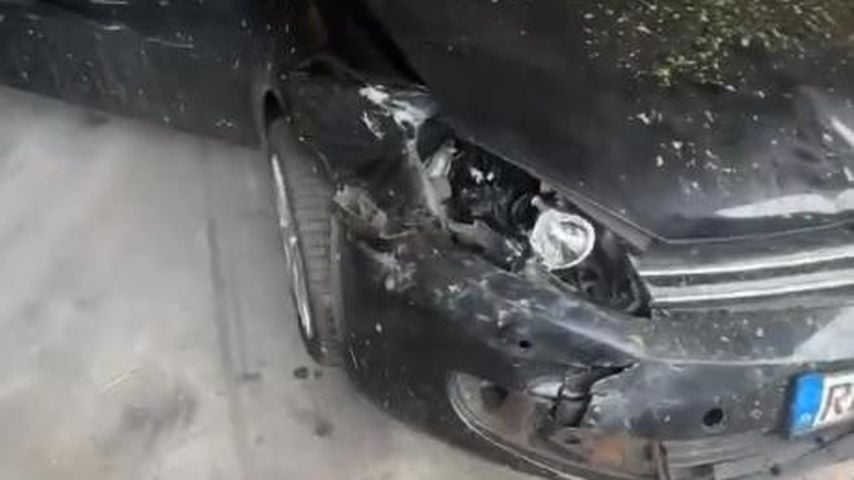 Das Auto, in dem Walentina Doronina den Unfall hatte