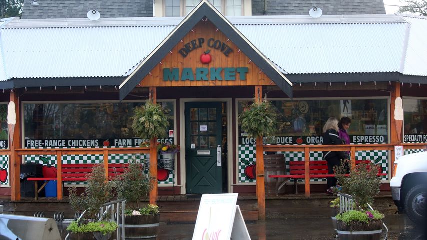 Das Deep Cove Café in North Saanich, Kanada