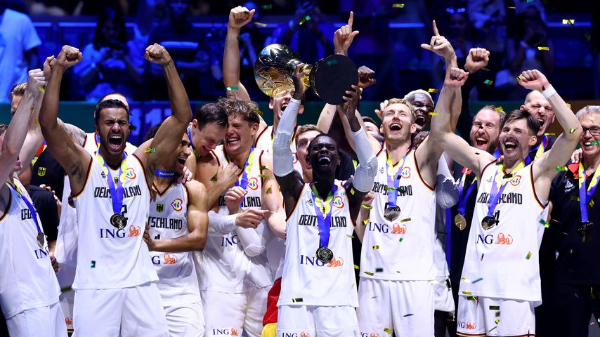 Das deutsche Basketballteam bei der WM 2023
