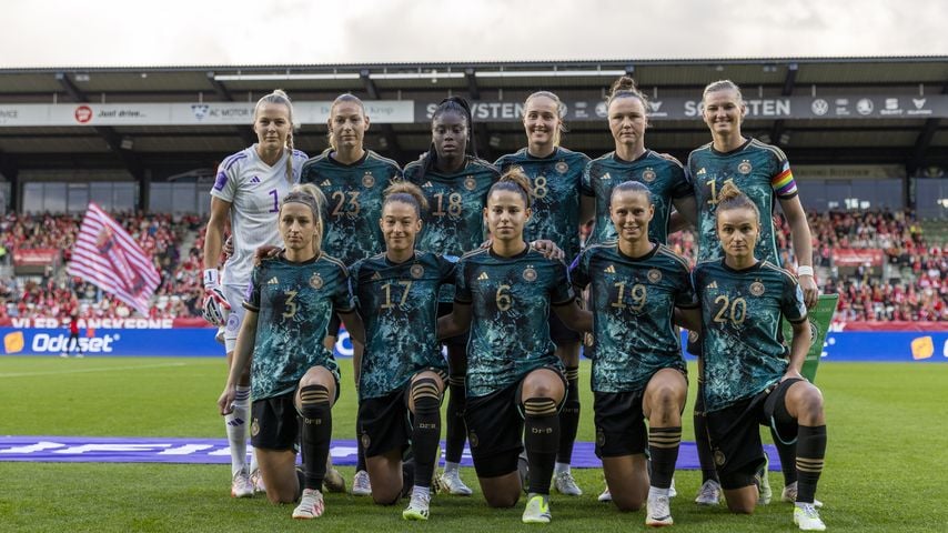 Das deutsche Nationalteam bei der Niederlage gegen Dänemark, September 2023