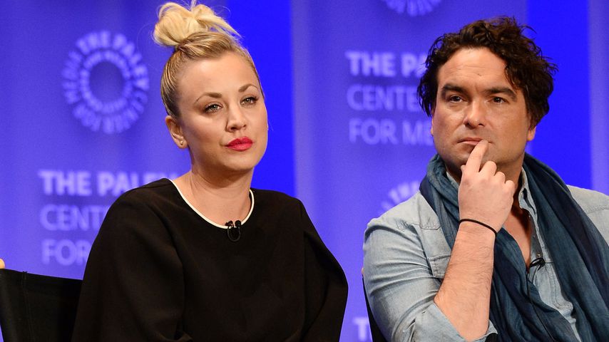 Das ehemalige Paar Kaley Cuoco und Johnny Galecki beim Paleyfest in Hollywood im März 2016