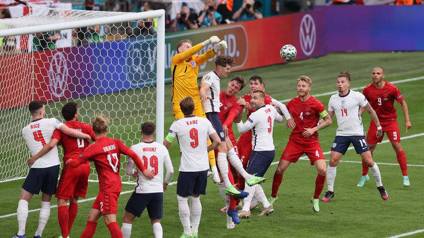 Das EM-Halbfinale England gegen Dänemark im Juli 2021