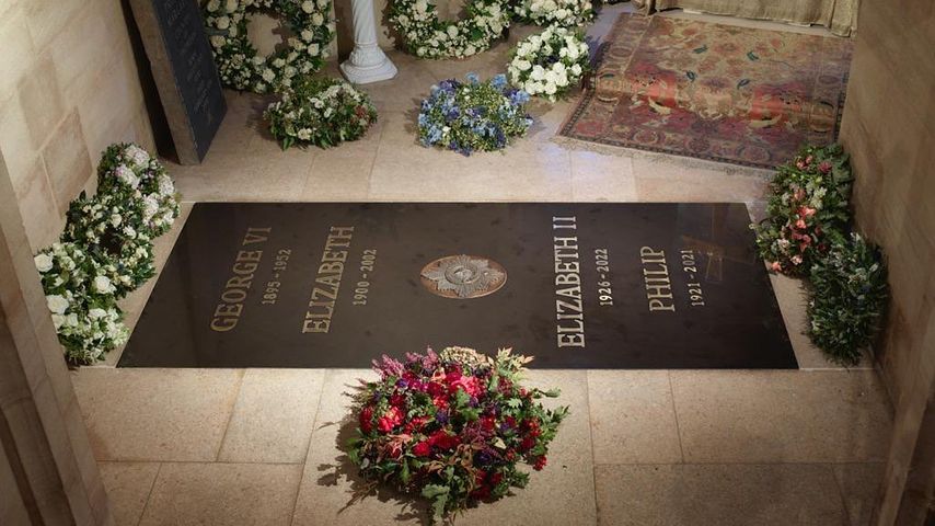 Das Grab von Queen Elizabeth II. und Prinz Philip