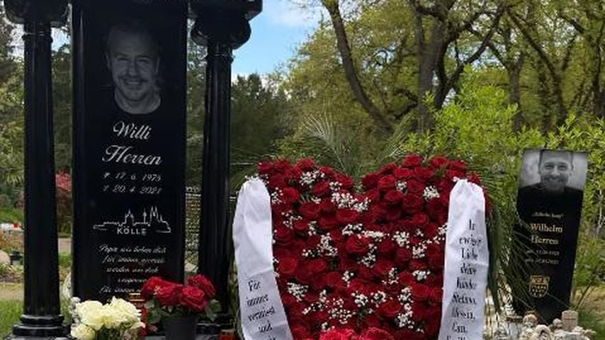 Willi Herrens Grab, April 2026