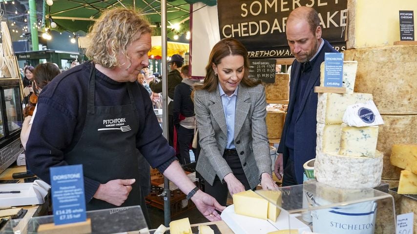 Prinzessin Kate und Prinz William besuchen den Borough Market in London