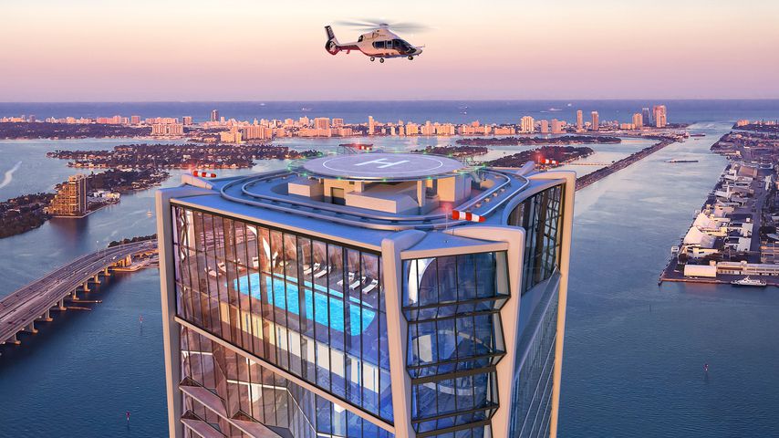 Das neue Apartment von Victoria und David Beckham in Miami von außen