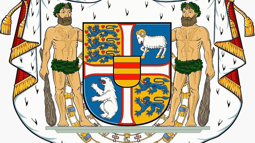 Das neue königliche Wappen von Dänemark, 2025 eingeführt