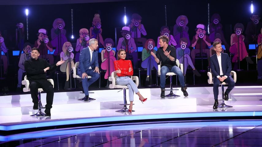 Das Promi-Rateteam bei "I can see your Voice"