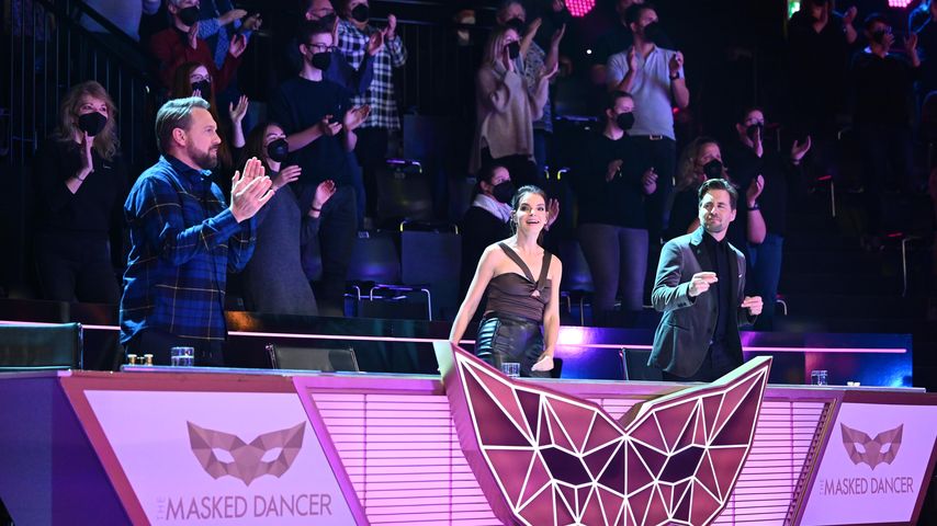 Das Rateteam im "The Masked Dancer"-Finale