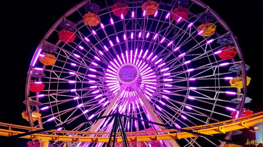 Das Riesenrad bei Paris Hiltons Hochzeit