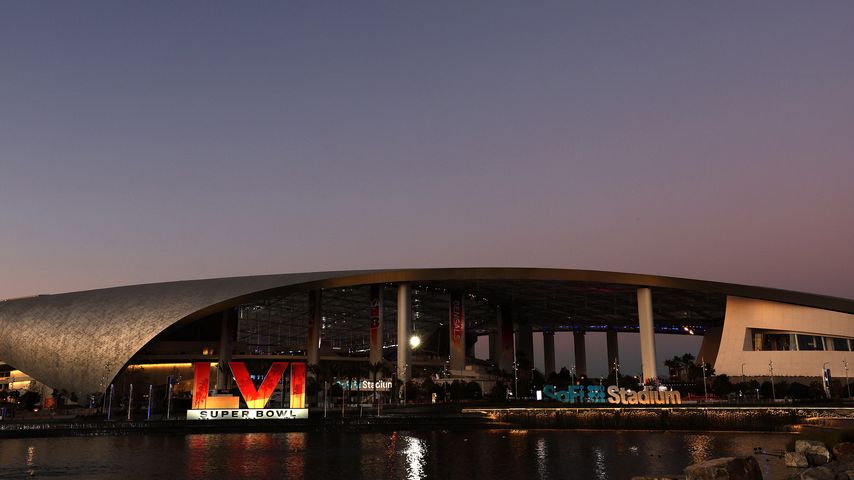 Das SoFi Stadium vor dem Super Bowl 2022