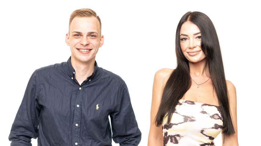 Collage: "Das Sommerhaus der Normalos"-Kandidaten Hendrik und Vanessa Brahimi