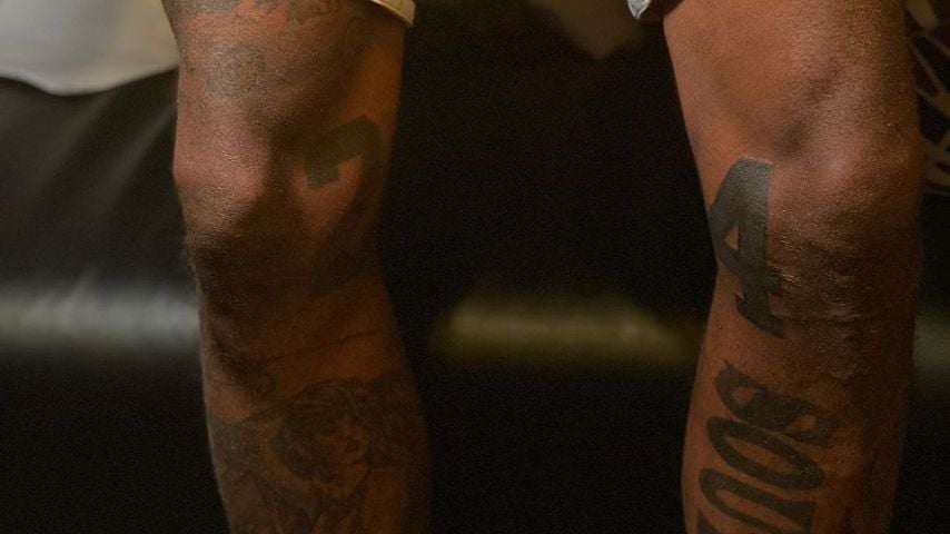 Das Tattoo von Rapper 2 Chainz in Gedenken an Kobe Bryant