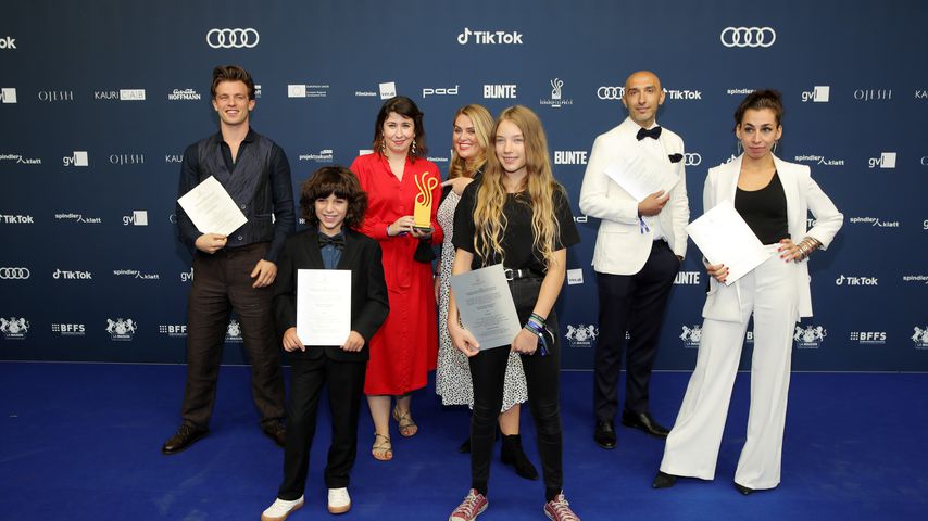 Das Team von "Kids Run" beim Deutschen Schauspielpreis 2020