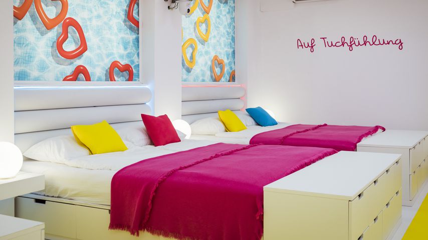 Das Schlafzimmer der "Love Island"-Villa 2020