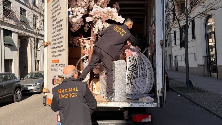 Anne Wünsches Hab und Gut im Umzugswagen, März 2026