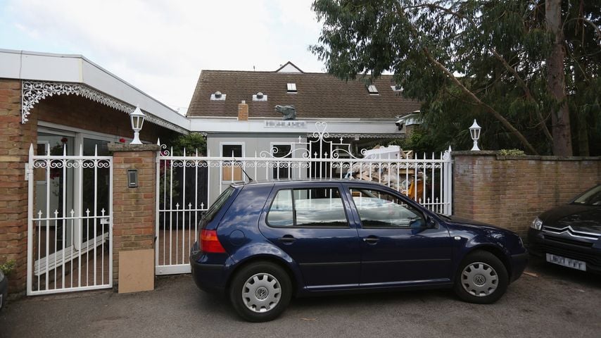 Das Haus von Rolf Harris in Maidenhead, England, fotografiert am 29. August 2013
