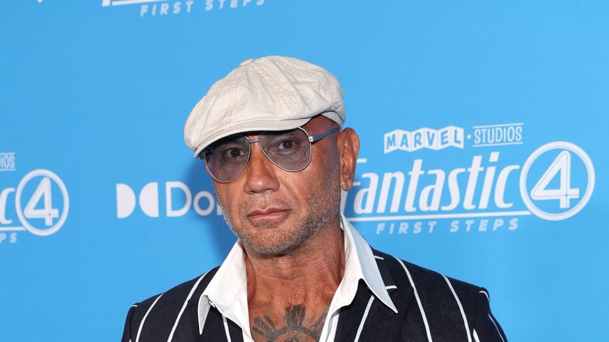 Dave Bautista bei der Premiere von "The Fantastic Four: First Steps" im Dorothy Chandler Pavilion in Los Angeles, 21. Juli 2025