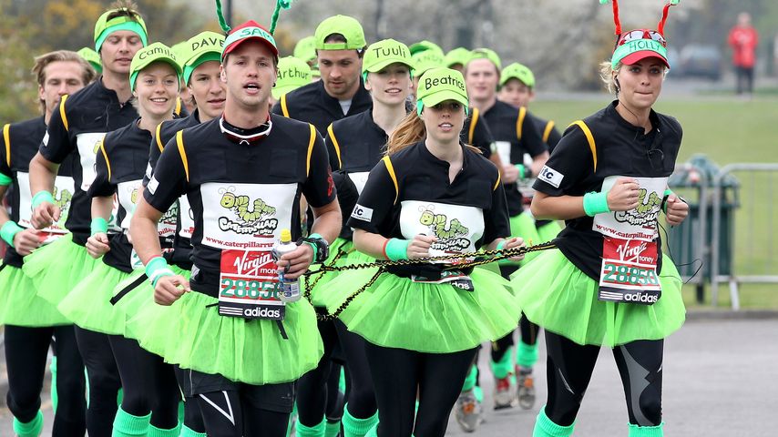 Dave Clark, Prinzessin Beatrice und weitere Läufer, London-Marathon 2010