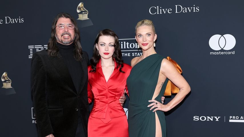 Dave Grohl, Violet Grohl und Jordyn Blum am 31. Januar 2026
