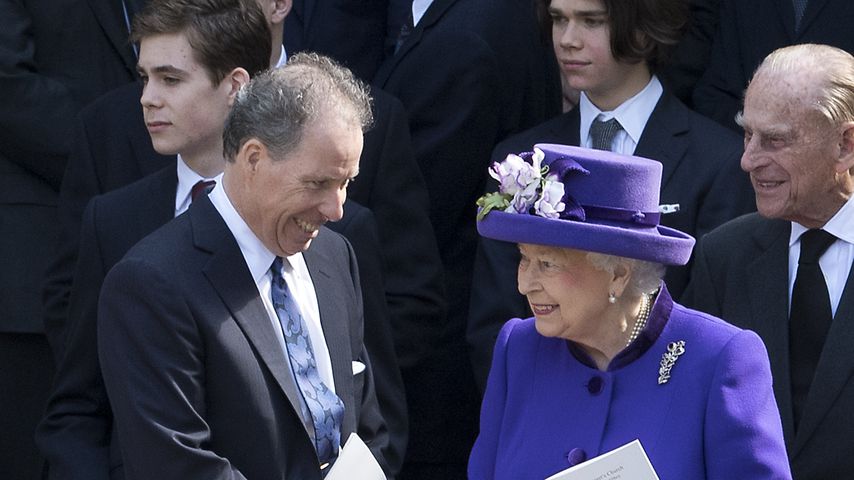 David Armstrong-Jones und Queen Elizabeth II.