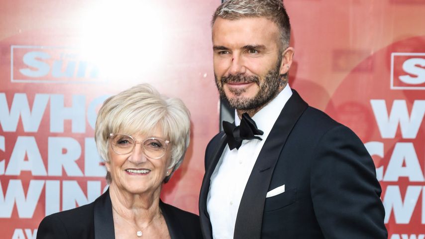 David Bechkam und seine Mutter Sandra