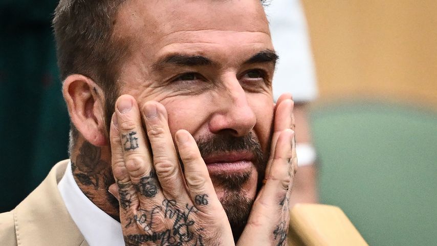 Wilder Hochzeitstag? David Beckham kämpft mit der Müdigkeit
